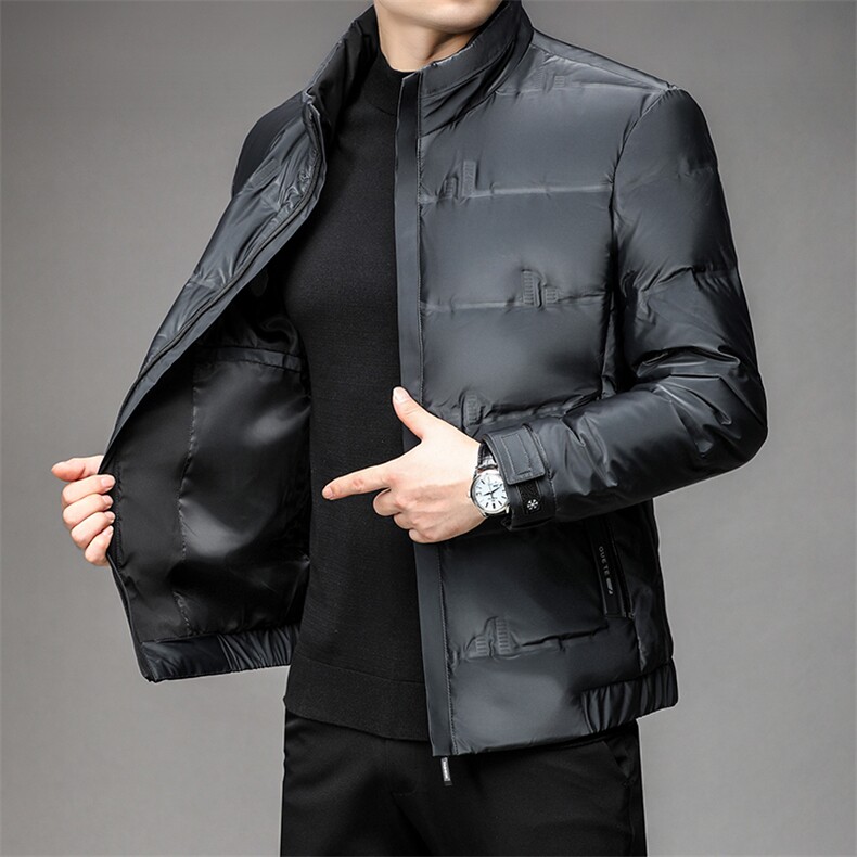YZQ9620秋冬新款2023年男士休闲羽绒服加厚保暖夹克外套P200,男装羽绒服,电商B360