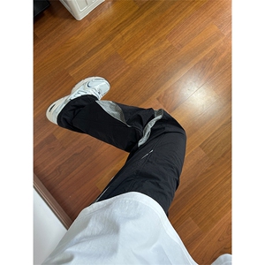 自拍图 有大货 阔腿冲锋裤美式夏季工装休闲裤情侣同款XK308-P45图片