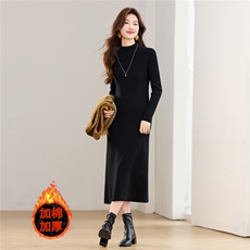 2025冬季新中式加棉雪尼尔绒质感提花纹理可拆卸毛条马甲两件套女，女装套装/套裙，宝儿家