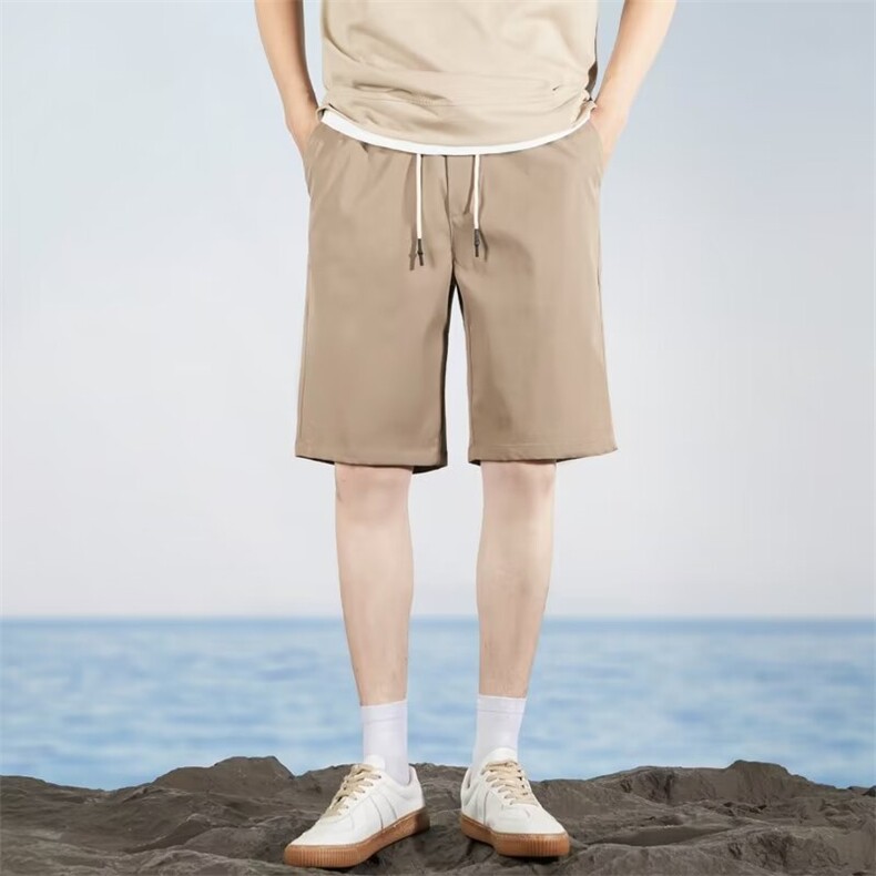 夏季短裤男潮流百搭休闲五分裤男宽松纯色中裤短裤VS853,男装牛仔裤,星座1116A-2（原606A-1）