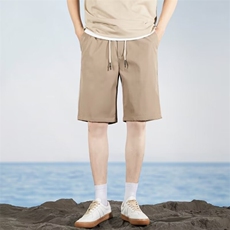 夏季短裤男潮流百搭休闲五分裤男宽松纯色中裤短裤VS853，男装牛仔裤，星座1116A-2（原606A-1）