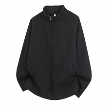 抖音得物高品质二开25秋冬美式宽松结构设计拉链立领卫衣外套W91，男装卫衣，电商A486-1