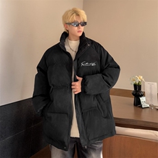 特p100控158冬立领机车棉服情侣棉衣面包扎染服墨染风外套男MY248，男装棉衣，电商B370