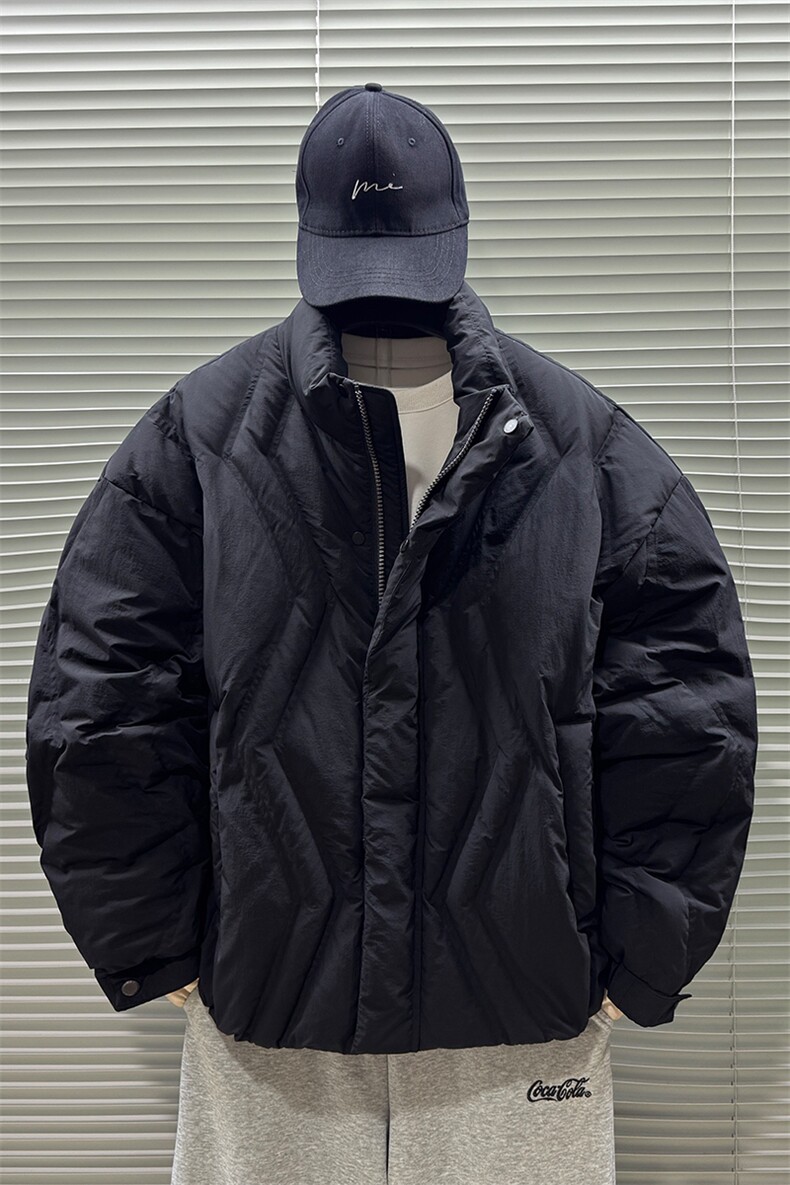 2025新标90白鸭绒立领面包服男加厚羽绒服358-P320,男装羽绒服,钱塘708(原3018)
