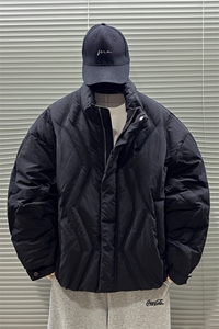 2025新标90白鸭绒立领面包服男加厚羽绒服358-P320图片