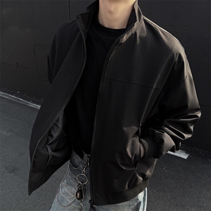 美式飞行夹克男春秋痞帅cleanfit外套立领上衣冲锋衣LW50488-P65图片