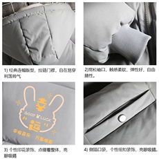 控128加绒面包服男大码羊羔毛棉衣男MY16297-P100，男装棉衣，电商A040A