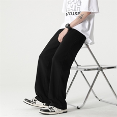 春夏季新款宽松直筒西裤男女款简约百搭休闲裤XZ211-1-K2307-P45，男装西裤，星座211-1