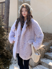 【现货】数据好皮毛一体外套P200-K298，女装棉衣/棉服，浙宝128A