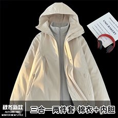 TH616001/P120冲锋衣大码冬季防风防水三合一外套棉衣男女同款，男装棉衣，电商A141
