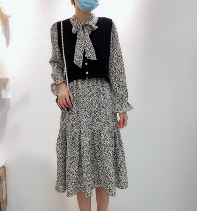 2件套连衣裙，女装连衣裙，时代公主