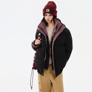 冬季新品得物美式潮流高品质格子加绒加厚棉衣外套棉服MY5566-P88图片