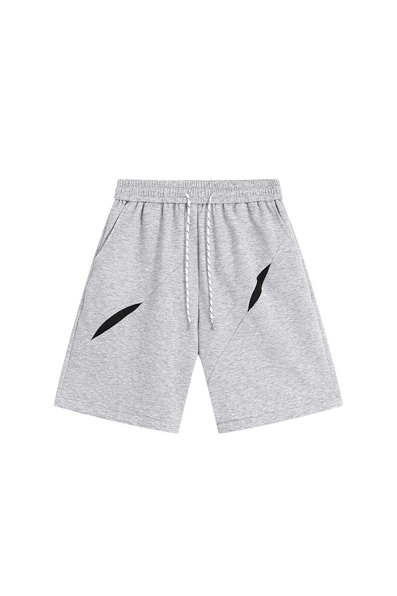 针织短裤垂感薄款休闲裤模特白底平铺图现货C323-1-K624-TP28,男装牛仔裤,电商C323-1