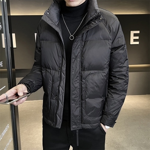 冬季短款立领羽绒服男 日系面包服保暖外套Y106-P140图片