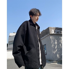 档口有货复古翻领工装夹克男高街短款百搭休闲外套9025P70，男装夹克，星座410-2