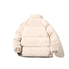 白底标白鸭绒22冬季宽松印花保暖立领羽绒服外套YR110P225控298，男装羽绒服，电商A247-1