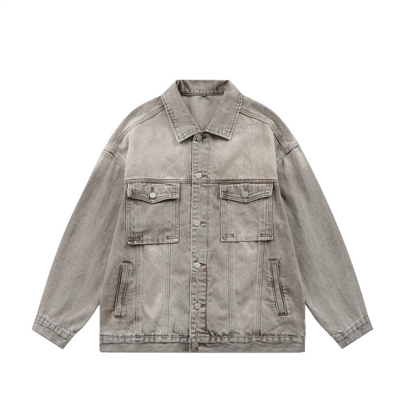 25春季新款工装潮流牛仔水洗夹克外套工装夹克N8250/P116，男装夹克，星座202-1