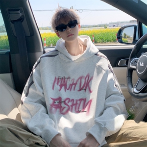 华棉秋冬内景重磅大码连帽卫衣男潮牌宽松外套WY00779/P45加绒P50