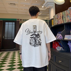 230g重磅纯棉!夏季短袖t恤男半袖男NT193-特P19控38，男装T恤，电商B367