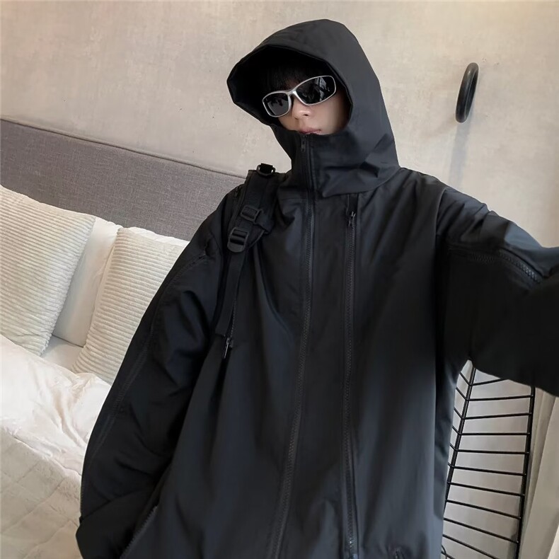 冲锋衣山系外套男Cityboy情侣款宽松潮牌连帽百搭夹克F7145-p65,男装夹克,星座1008-1