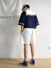 【2025春夏】JK制服海军水手服套装小披肩班服集体服团体服男女，男装休闲套装，星座112A