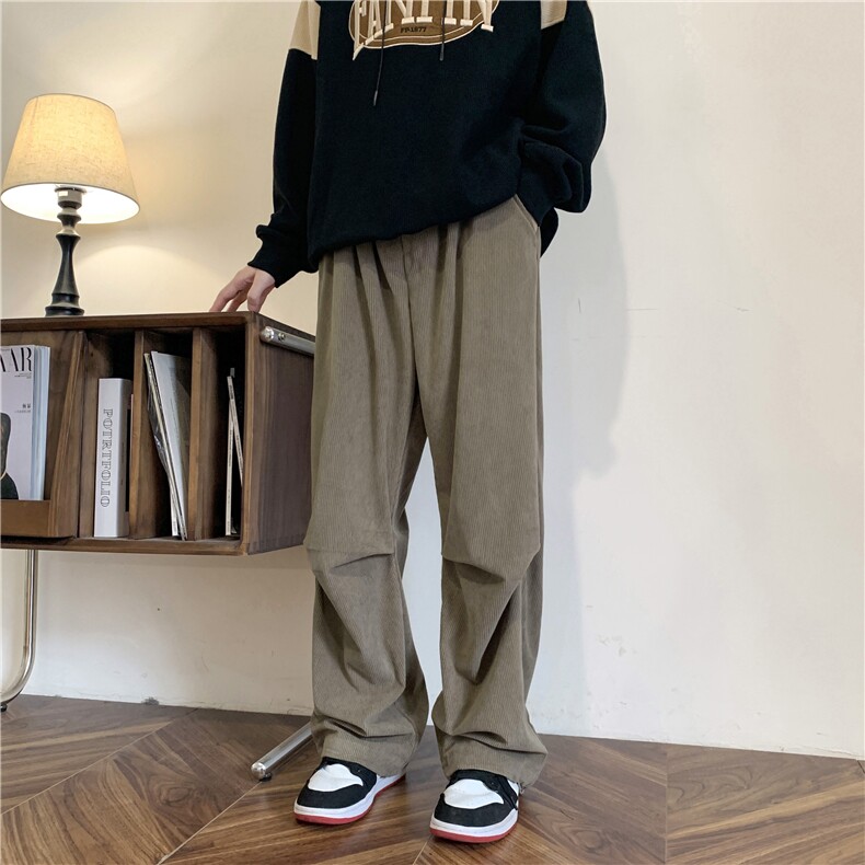灯芯绒伞兵裤大码M~5XLXZ604-KG62-P45控58,男装休闲裤,星座604