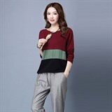 时尚长袖修身2021年春季两件套圆领，女装套装/套裙，丽影随形