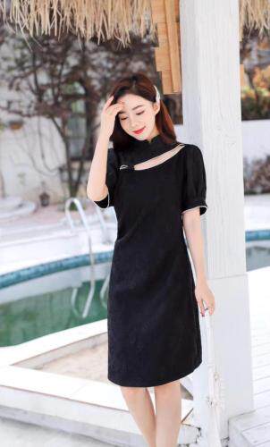 【现货】夏季新款改良旗袍连衣裙，女装婚纱/旗袍/礼服，芷炫
