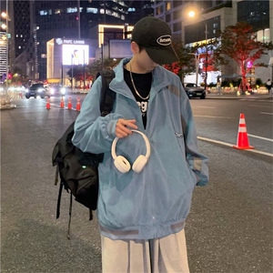 外套男休闲春秋棒球服韩版潮流宽松ins百搭秋季衣服2025新款夹克,晚晚中跟豆豆鞋搭配衣服图片