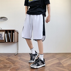 篮球短裤男运动宽松夏季潮牌男美式男士休闲裤子五分DK0633-P43，男装休闲裤，星座308B-2