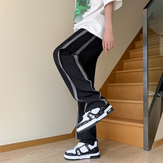 抖音推荐！高品质SC8001-TP60控价88垂坠感冰丝裤男款直筒夏季，男装休闲裤，电商A102-1