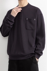 W25222-特P55春秋时尚休闲卫衣男打底衫，男装卫衣，电商D310B-1