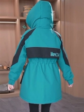 （现货）新款高级感可拆卸连帽外套三防加厚冲锋衣派克服大衣女，女装派克服，韩蔻秀