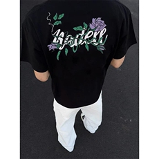 刺绣花卉纯棉短袖ZX0232-P26，男装T恤，星座313A(原308A-2)