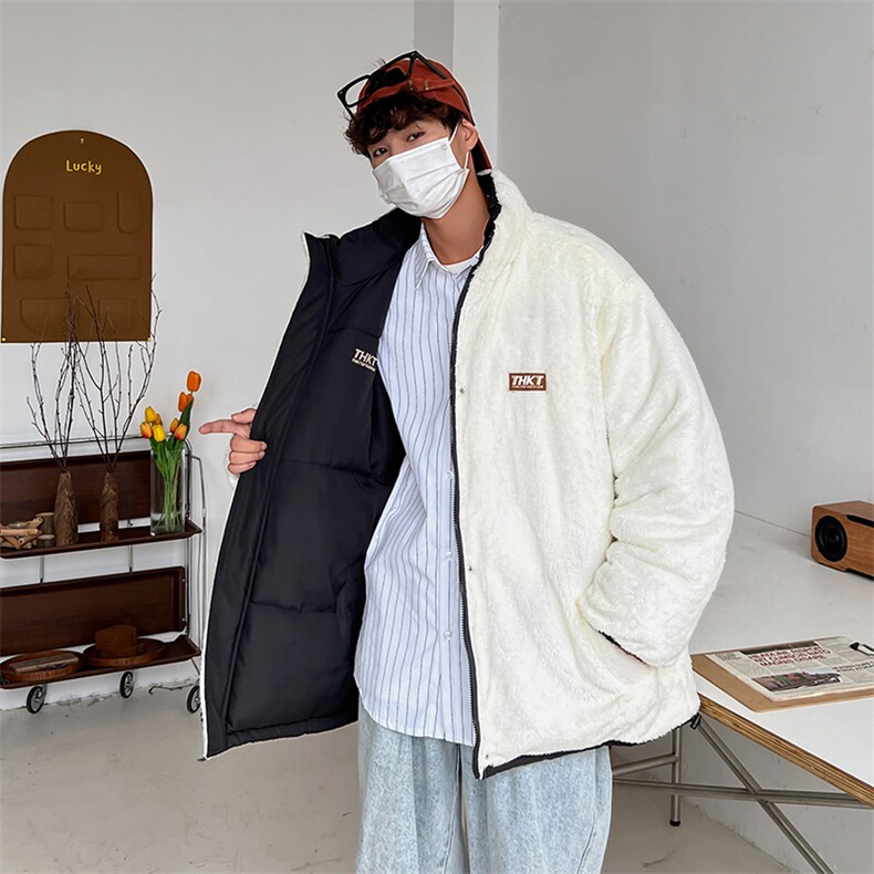 双面穿2025冬装棉衣男女棉服宽松棉袄面包服冬装3321-P100控148,男装棉衣,星座207