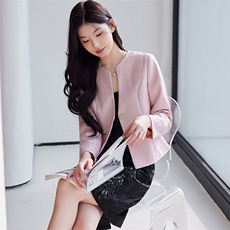 2025百搭香风小西装外搭女短款春秋新款时尚小个子长袖披肩小外套，女装短外套，婵米儿