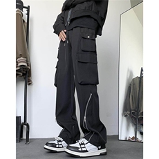 工装百搭休闲裤男高街潮流户外防水冲锋裤长裤子G5003/P55，男装休闲裤，电商D202-1