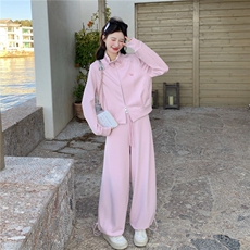 高级感休闲运动套装女2026新款阔腿裤两件套2C227/6603/P215K348，女装套装/套裙，2C227