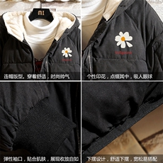 MY16059-P100加厚加绒连帽衣男大码服男面包服男砖墙挂拍，男装棉衣，电商A040A