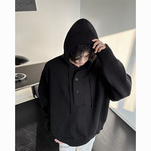 韩系慵懒氛围感半开衫毛衣男  TC579 P50图片