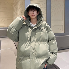 现货抖音得物可供视频三防加厚羽绒连帽棉衣外套面包棉服85528，男装棉衣，电商A486