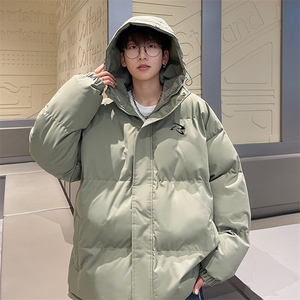 现货 抖音得物可供视频 三防加厚羽绒连帽棉衣外套面包棉服 85528图片