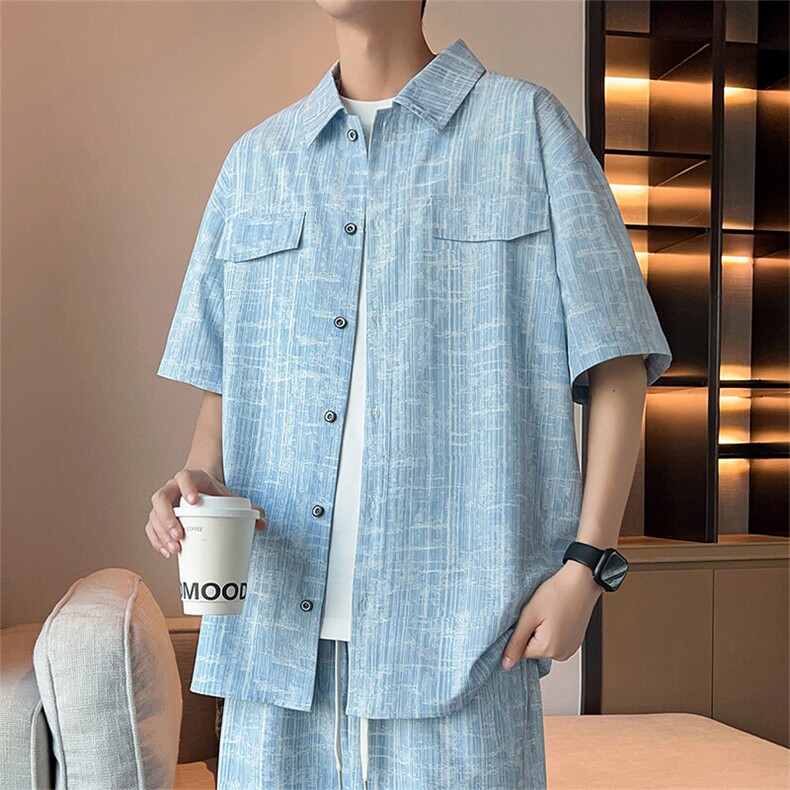 2580-P35控59大码元 大码潮牌美式痞帅炸街男T恤图片