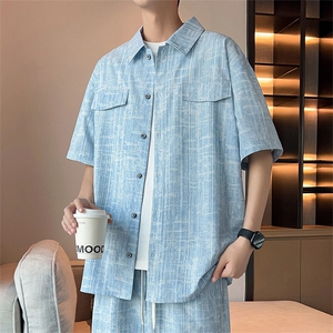 2580-P35控59大码元 大码潮牌美式痞帅炸街男T恤图片