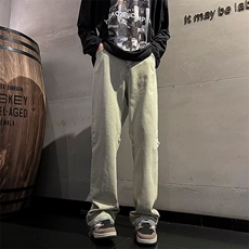 美式牛仔裤男春秋新款休闲直筒裤NC921P38，男装牛仔裤，星座1116-2