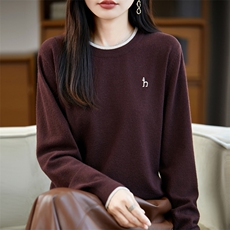 2025年秋季女士温柔经典百搭，女装针织衫/毛衣，大美人高端店