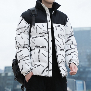 20223棉衣男潮牌棉服羽绒棉衣学生拼接棉衣加大码棉衣棉服男P50图片