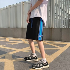 五分裤休闲裤直筒男气质青春流行运动裤时尚潮牌潮潮流DKK74-P26，男装休闲裤，星座1109-3