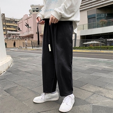 K503-P45夏季新品亚麻棉麻九分裤男士大码休闲裤时尚直筒裤控68，男装休闲裤，电商B280-1（原A049）