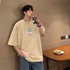 麂皮绒短袖t恤男大码半袖男JD82274-P25，男装T恤，电商A040
